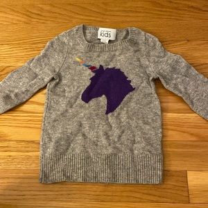Unicorn / grey sweater cashmere